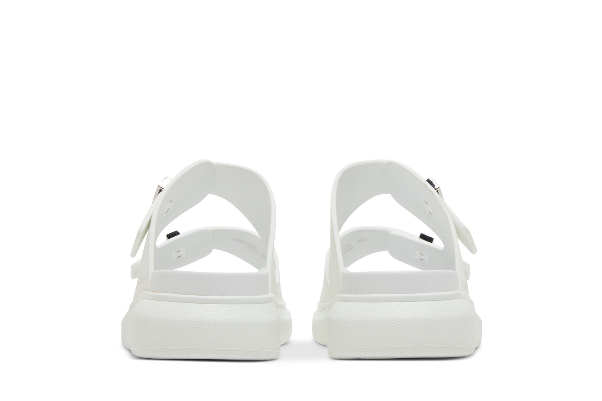 Details for Alexander McQueen Hybrid Dubbele Gesp Sandalen ''Nieuwe Ivoor'' 663563-W4Q51-9359