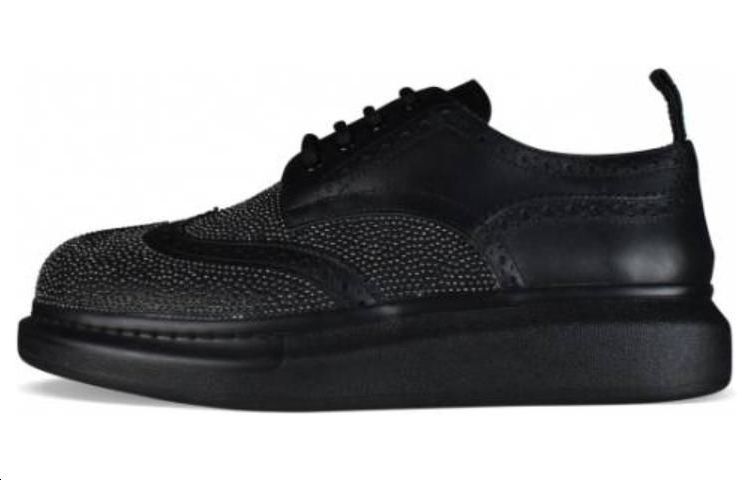 Buy Alexander McQueen亞歷山大麥昆 舒適時尚 低筒 休閒生活鞋 男款 黑色