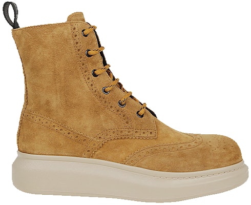 Alexander McQueen Hybrid Lace-Up Boot 'Bark Brown' 662665WIA532113 Order Alexander McQueen Hybrid Lace-Up Boot 'Bark Brown' 662665WIA532113