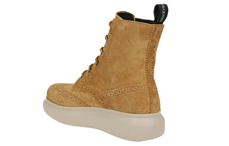 Shop Bota Alexander McQueen Hybrid Lace-Up 'Marrón Corteza'. 662665WIA532113