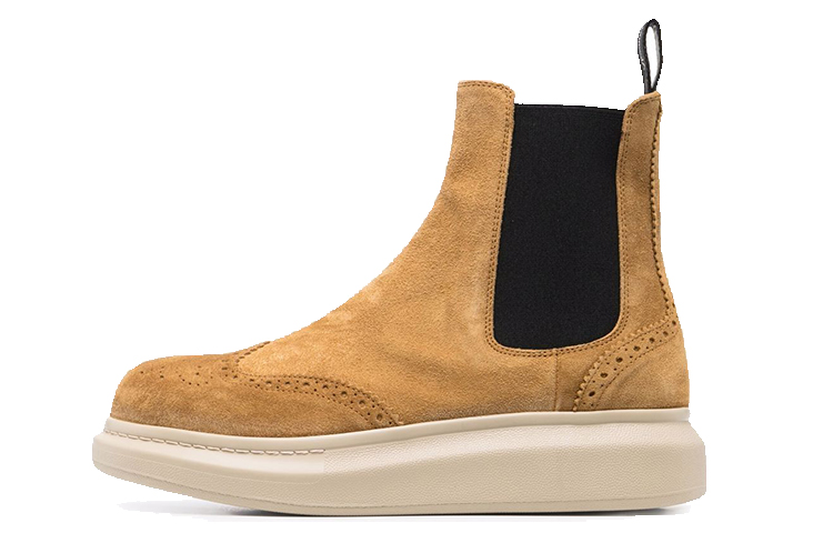 Alexander McQueen Hybrid Lace-Up Boot 'Camel' 662666WIA522114