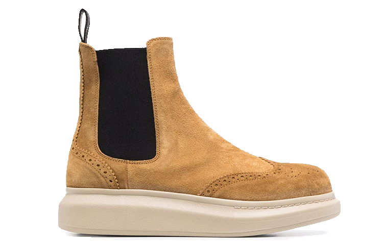 Order Alexander McQueen Hybrid Lace-Up Boot 'Camel' - But Lace Up Lelaki 'Camel' 662666WIA522114