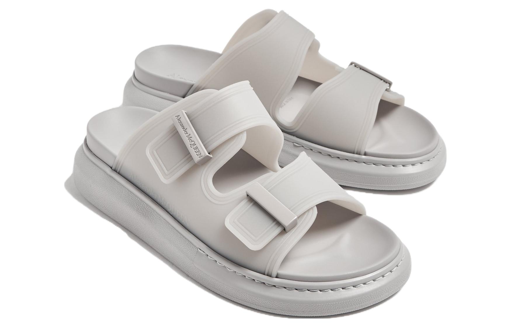 Lookbook Alexander McQueen亞歷山大麥昆 Hybrid 休閒舒適 人字拖鞋 男款 灰色