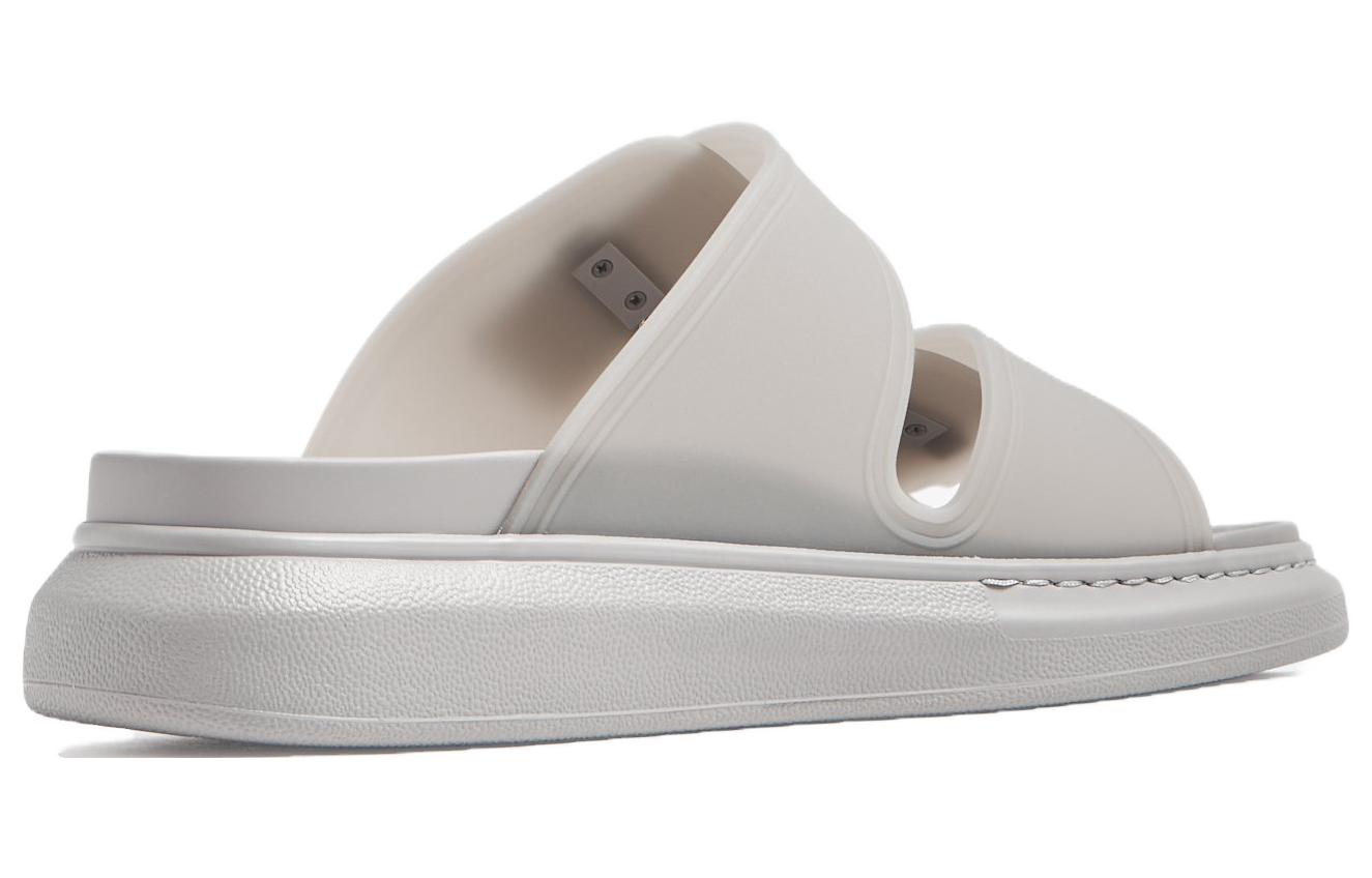 Shop Alexander McQueen亞歷山大麥昆 Hybrid 休閒舒適 人字拖鞋 男款 灰色