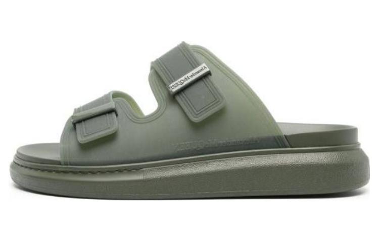 Alexander McQueen Hybrid Sandals 'Olive' 663563W4TM63211