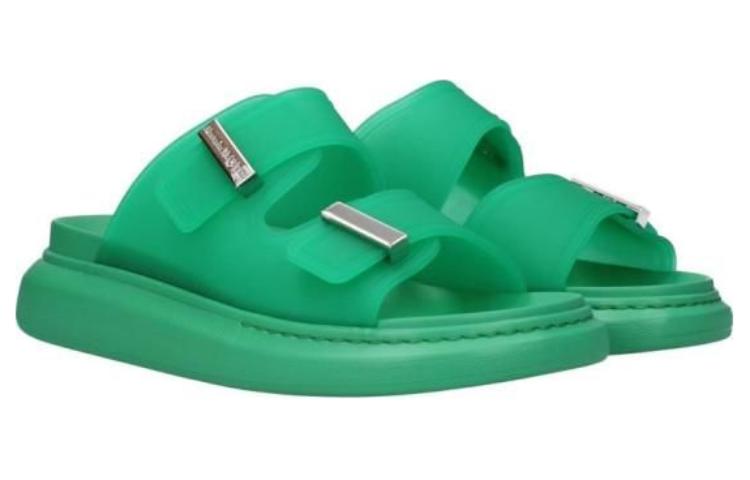 Lookbook Alexander McQueen Hybrid Slide 'Verde Brillante' 663563W4TM13397