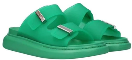 Lookbook Alexander McQueen Hybrid Slide 'Hijau Terang' 663563W4TM13397