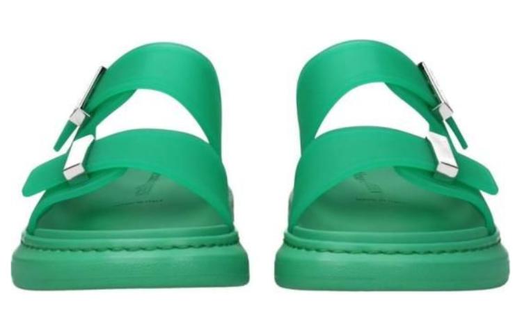 Shop Alexander McQueen Hybrid Slide 'Verde Brillante' 663563W4TM13397