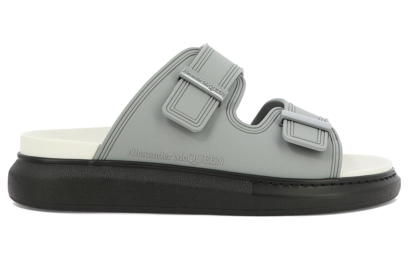 Order 亚历山大·麦昆混合拖鞋 '枪灰' 663563-W4Q58-1644