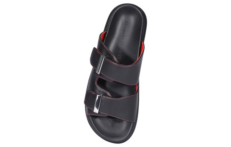Shop Alexander McQueen Hybrid Slipper 'Black' 652664WHXZN1325