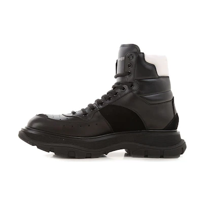 Alexander McQueen Hybrid Tread Sneaker 'Black White'