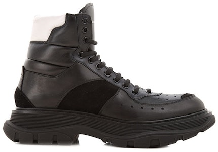 アレキサンダー・マックイーン レザーアンクルブーツ (ブラウン/ブラック) 627221WHRH61071 Order アレキサンダー・マックイーン レザーアンクルブーツ (ブラウン/ブラック) 627221WHRH61071