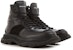 But Ankle Kulit Alexander McQueen 'Coklat Hitam' 627221WHRH61071
