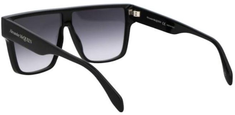Alexander McQueen Irregular Shaped Acetate Sunglasses Black AM0354S001 Purchase Alexander McQueen Irregular Shaped Acetate Sunglasses Black AM0354S001