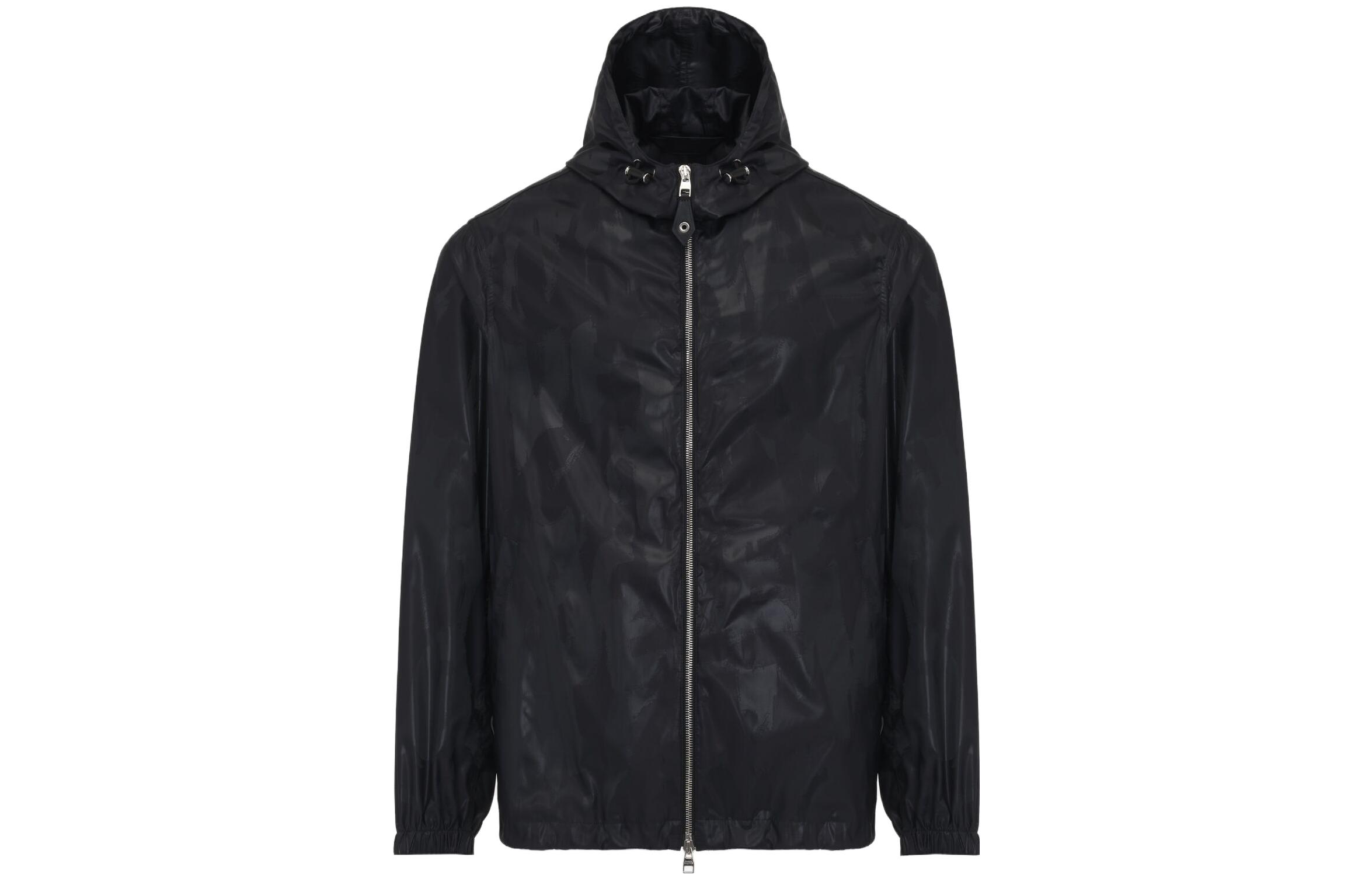 Alexander McQueen Jacquard Full-Print Zip Hoodie Jacket Black 750308-QVR48-1000