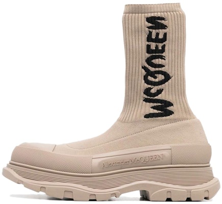 알렉산더 맥퀸 니트 트레드 슬릭 부츠 (베이지 그라피티) 705671-W4TV1-9787 Buy 알렉산더 맥퀸 니트 트레드 슬릭 부츠 (베이지 그라피티) 705671-W4TV1-9787