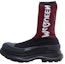 Buy Alexander McQueen Knit Tread Slick Boot 'Graffiti - Black Red' 705671-W4UD1-1550