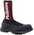 Alexander McQueen Knit Tread Slick Boot 'Graffiti - Hitam Merah' 705671-W4UD1-1550