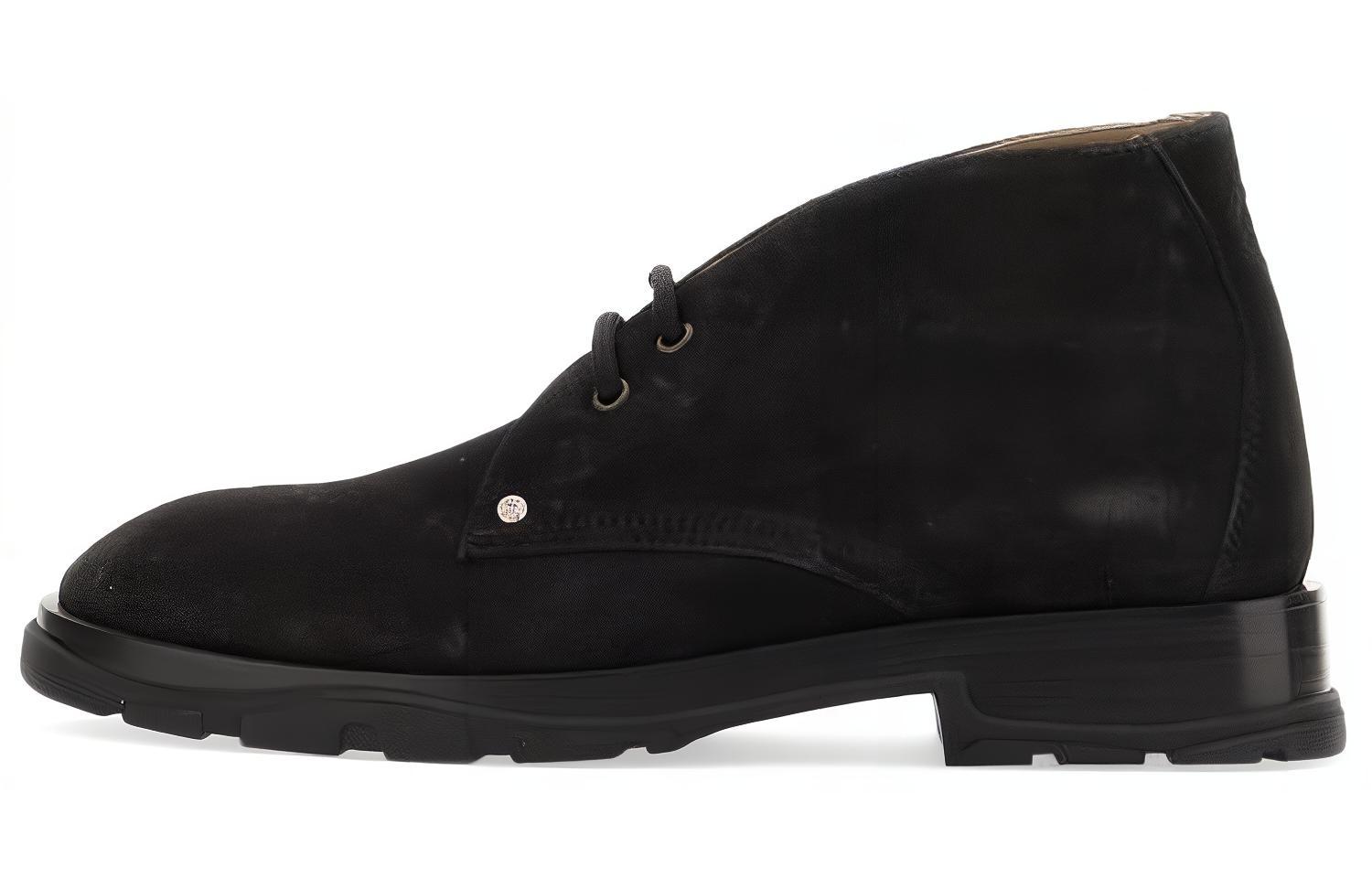 Alexander McQueen Lace-Up 'Fashion Ankle Boot Black' 728255WIA5P1081