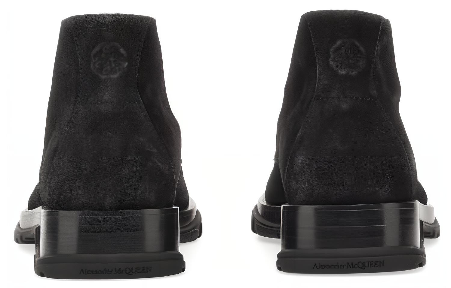 Purchase Alexander McQueen Lace-Up 'Fashion Ankle Boot Black' 728255WIA5P1081