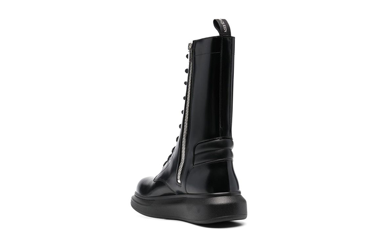 Lookbook Alexander McQueen Lace-Up Ankle Boot 'Black Fashion Versatile' 645901WHZ891000