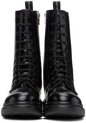 Alexander McQueen Lace-Up Ankle Boot 'Black Fashion Versatile' 645901WHZ891000 Shop Alexander McQueen Lace-Up Ankle Boot 'Black Fashion Versatile' 645901WHZ891000