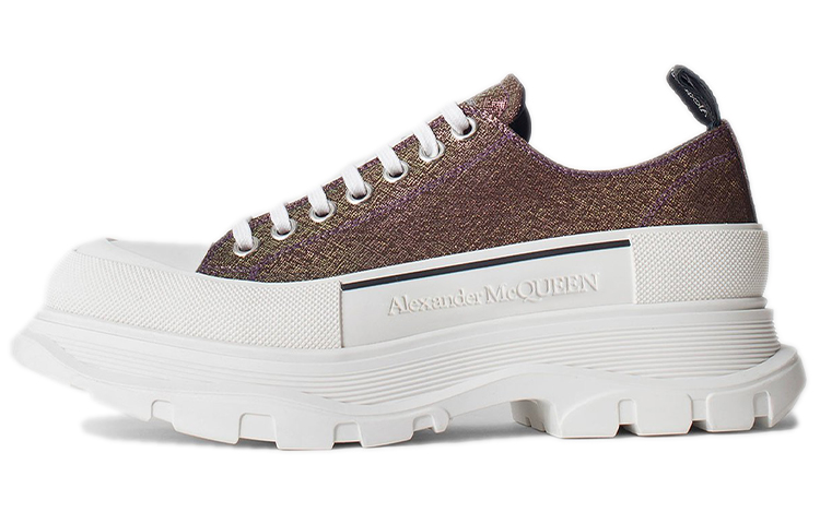 Alexander McQueen Lace-Up Boot 'Color Gold'