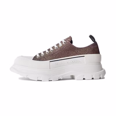 Alexander McQueen Lace-Up Boot 'Color Gold'