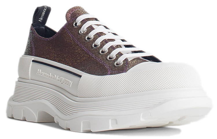 Alexander McQueen Lace-Up Boot 'Color Gold' 圖 3