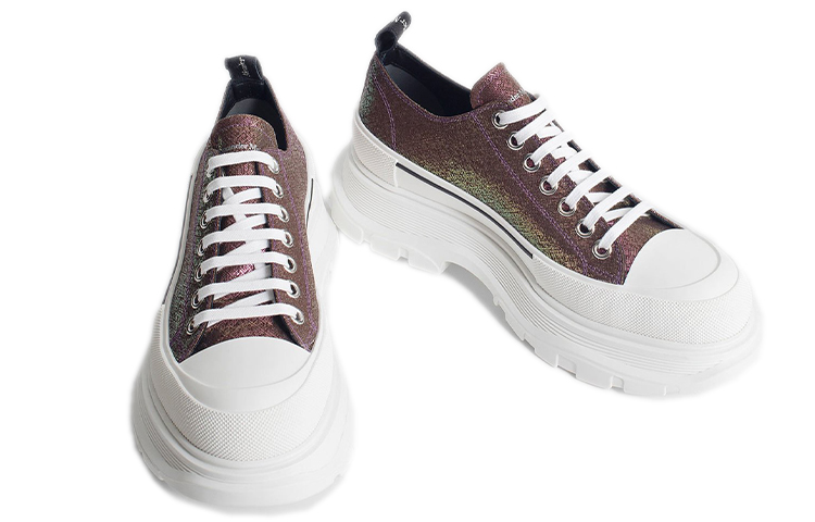 Alexander McQueen Lace-Up Boot 'Color Gold' 圖 4