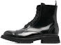 Buy Alexander McQueen Sepatu Boot Kulit Hitam Pendek 708172WIC611000
