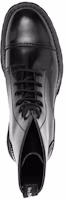 Purchase Alexander McQueen Sepatu Boot Kulit Hitam Pendek 708172WIC611000
