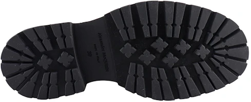 Details for Alexander McQueen Sepatu Boot Kulit Hitam Pendek 708172WIC611000