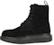 Alexander McQueen But Kasut Boot Bertali 'Kulit Baldu Hitam' 586191WHXK11000
