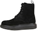 Buy Alexander McQueen But Kasut Boot Bertali 'Kulit Baldu Hitam' 586191WHXK11000