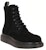 Alexander McQueen But Kasut Boot Bertali 'Kulit Baldu Hitam' 586191WHXK11000