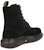 Alexander McQueen But Kasut Boot Bertali 'Kulit Baldu Hitam' 586191WHXK11000