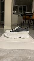 Alexander McQueen Lace Up 'Black' 1221065M31071 Alexander McQueen Lace Up 'Black' 1221065M31071