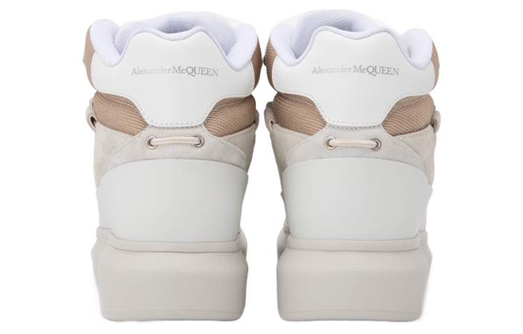 Shop Alexander McQueen Larry Haut ''Blanc Beige'' 682498-WIB9D-9495