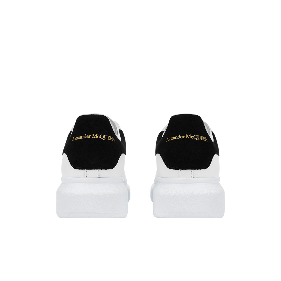 Lookbook Alexander McQueen Larry Sneakers Oversize ''Bianco Nero'' 553680WHGP79061