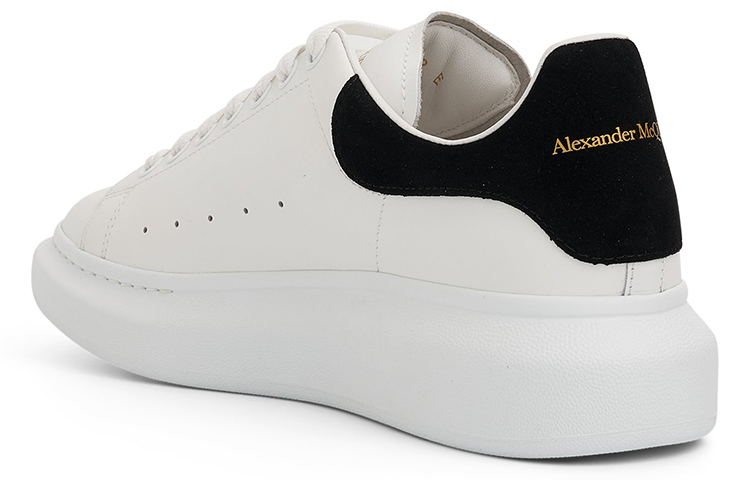 Alexander McQueen Larry Oversize Sneakers 'White Black' 圖 4