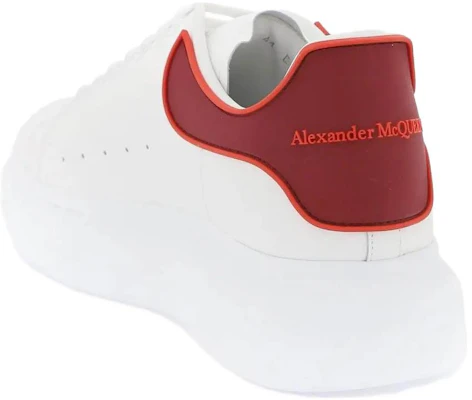Alexander McQueen Oversized Sneaker 'White Rose Red' 727394WHXMT8730 Lookbook Alexander McQueen Oversized Sneaker 'White Rose Red' 727394WHXMT8730
