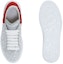 Shop Alexander McQueen Cuero 'Blanco Rojo con Cristales Decorativos' 727397WID519676