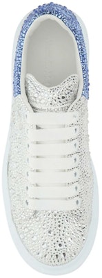 Alexander McQueen Kulit 'Crystal Embellished Putih Biru' 727397WID518923 Shop Alexander McQueen Kulit 'Crystal Embellished Putih Biru' 727397WID518923