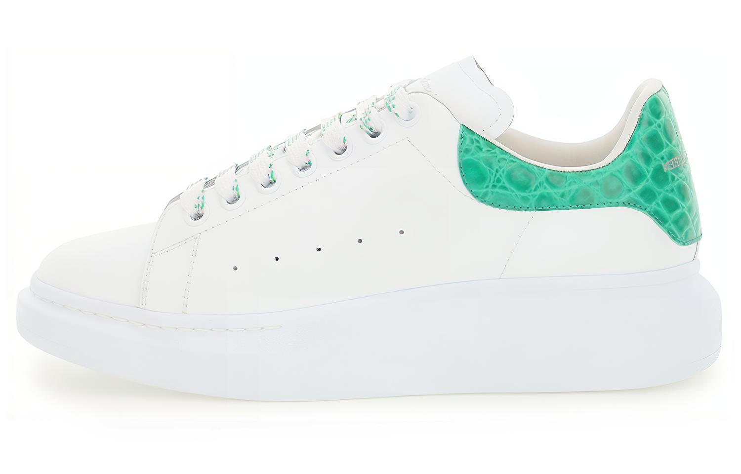 Buy Alexander McQueen Kasut Kulit 'Snek Fesyen Putih' 212527LSN0000089409