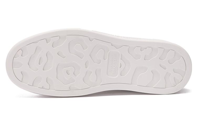 Details for 亚历山大·麦昆白绿配色皮革鞋 727374WICER8935