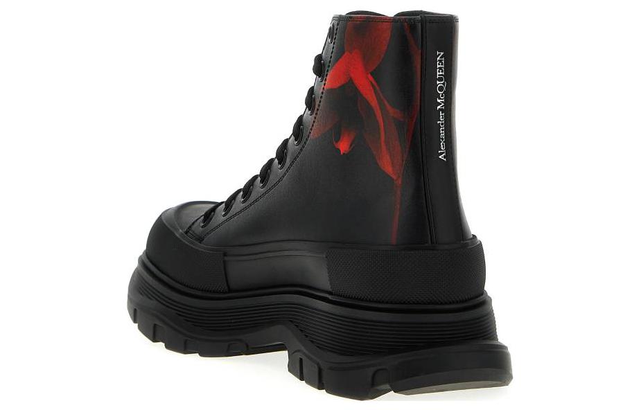 Lookbook Alexander McQueen 亞歷山大·麥昆 男款 黑色 皮革 休閒 短靴
