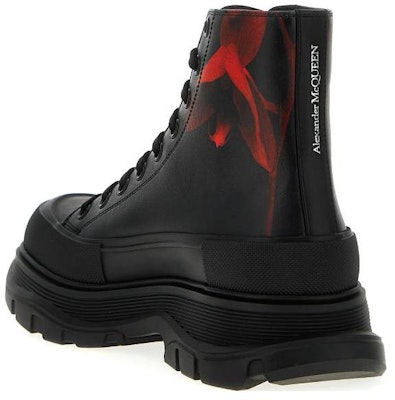 Alexander McQueen Leather Ankle Boot 'Black' 758776WIATS1314 Lookbook Alexander McQueen Leather Ankle Boot 'Black' 758776WIATS1314