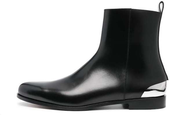Alexander McQueen Leather Ankle Boot 'Black Comfort Fashion' 777947WIES31081 Buy Alexander McQueen Leather Ankle Boot 'Black Comfort Fashion' 777947WIES31081