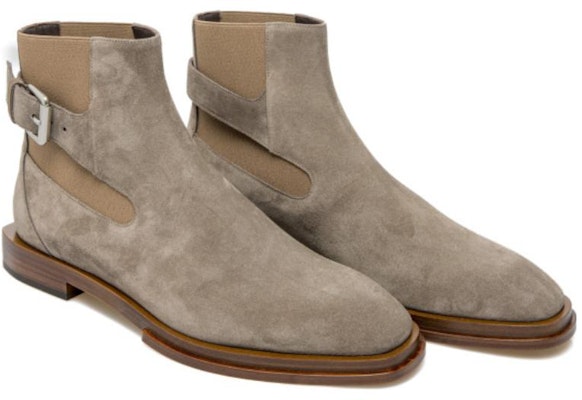 Alexander McQueen Leather Ankle Boot 'Grey-Brown' 777804WIER41776 Order Alexander McQueen Leather Ankle Boot 'Grey-Brown' 777804WIER41776